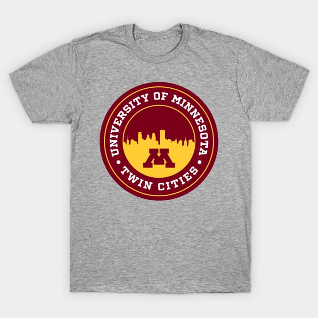 Twin Cities - Minnesota T-Shirt by Josh Wuflestad